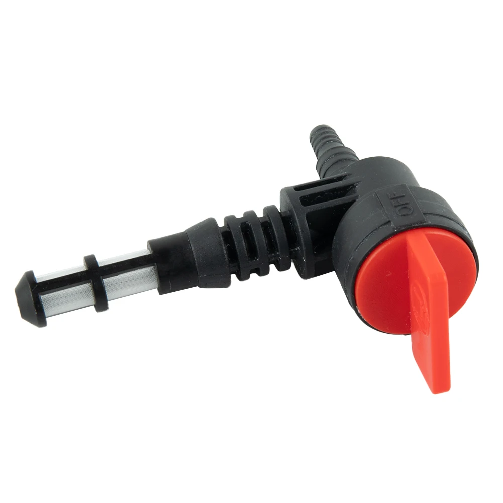 With Rubber Seal Fuel Shut Off Valve Replacement With Filter 90 Degree Gas Valve For 92980GS Garden Power Tool