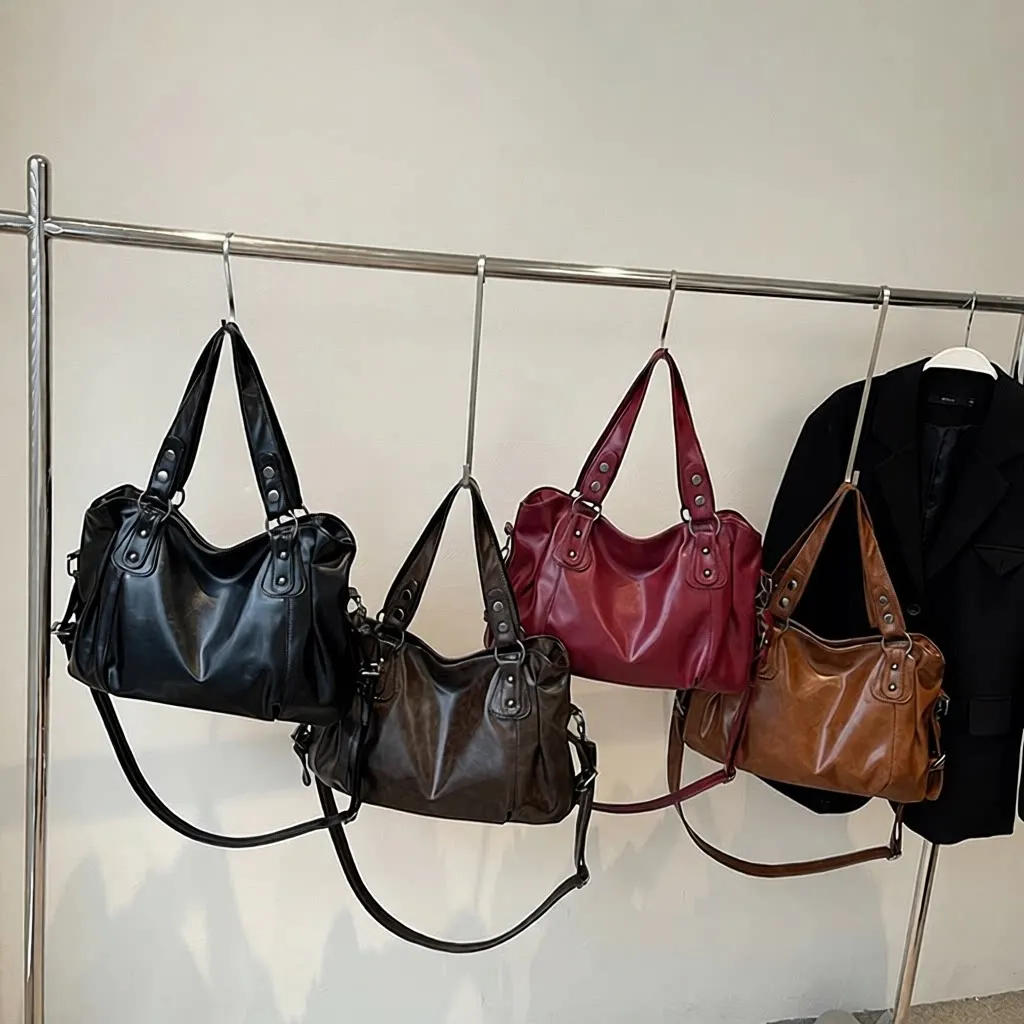 retro-soft-leather-tote-bag-pure-color-large-capacity-casual-commuter-handbag-versatile-daily-match-sport-outdoor-bag
