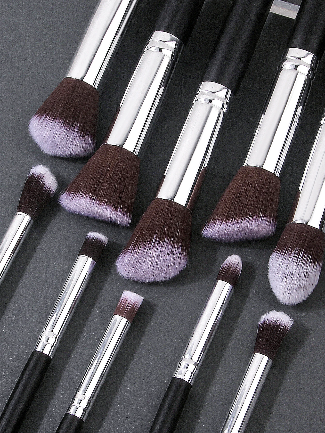 13개 고품질 메이크업 브러쉬 세트, 다목적 페이셜 메이크업 브러쉬 + 부채꼴 파우더 퍼프 + 휴대용 보관 가방