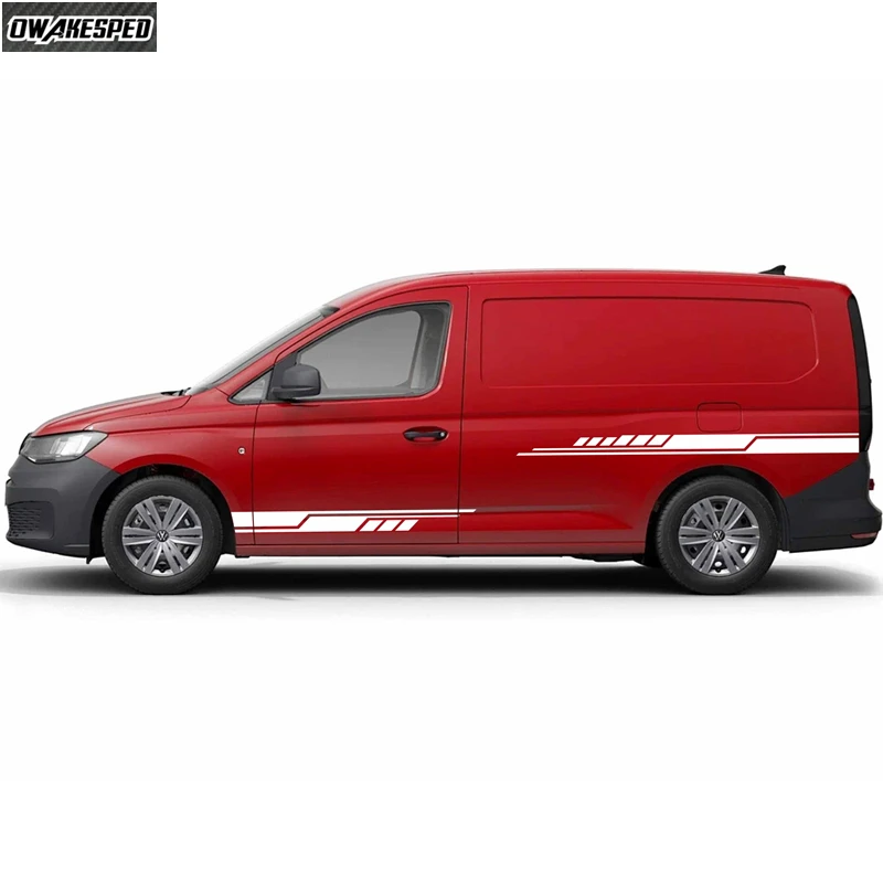 4PCS For Volkswagen VW Caddy MK1 MK2 MK3 MK4 2 3 4 Maxi Kombi Car Stickers Camper Van Graphics Vinyl Decals Tuning Accessories view 4