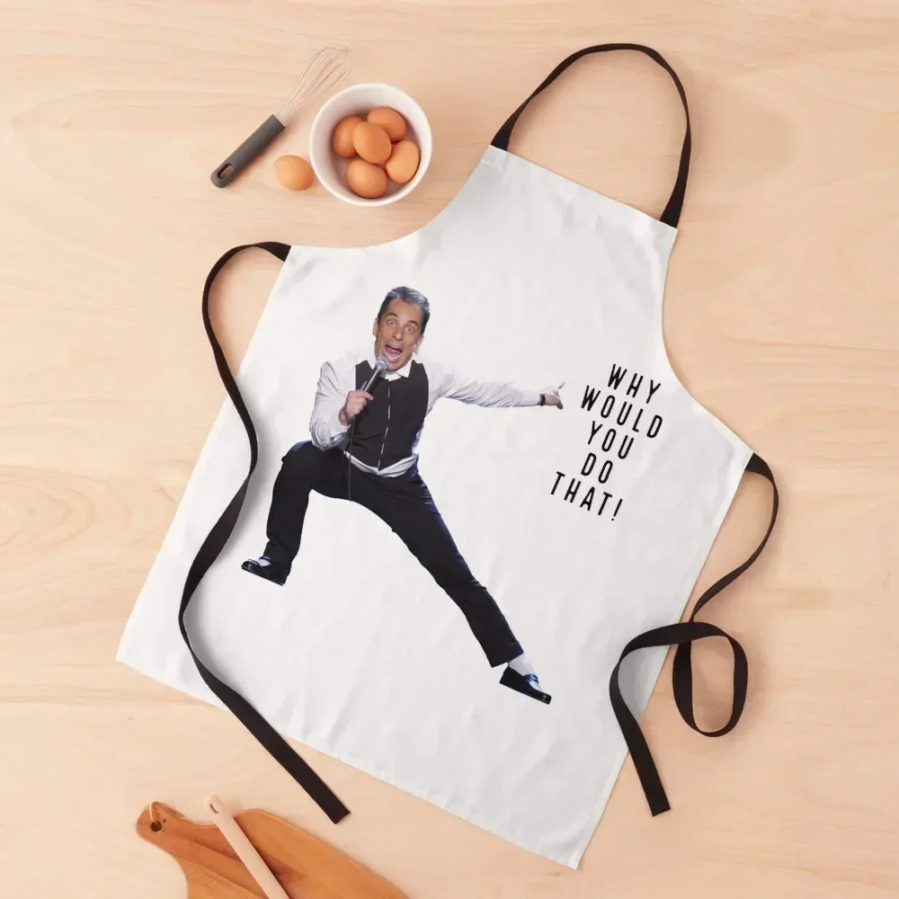 

Sebastian Maniscalco - Why Would You Do That! Apron For Woman barber men beauty master Women's Dresses Apron