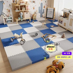 2.5CM Thick 8PCS Baby Activity Carpet Soft Non-slip EVA Foam Puzzle Mat Warm Carpet Children's Room Play Mat Home Decor