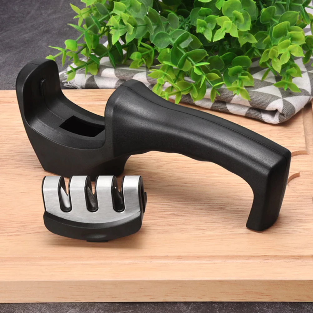 

1Pcs Professional Grindstone Holder Cutter Sharpener Tungsten Steel Diamond Tool Portable for Home Kitchen Use Black