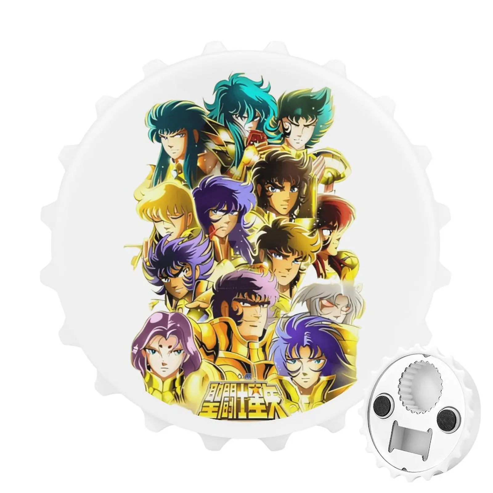 

Магнит на холодильник, открывалка для бутылок, магнитное притяжение, сплав Mu Saga Aiolia Shaka Dokho Milo Aiolos Shura Camus Aphrodite, товары