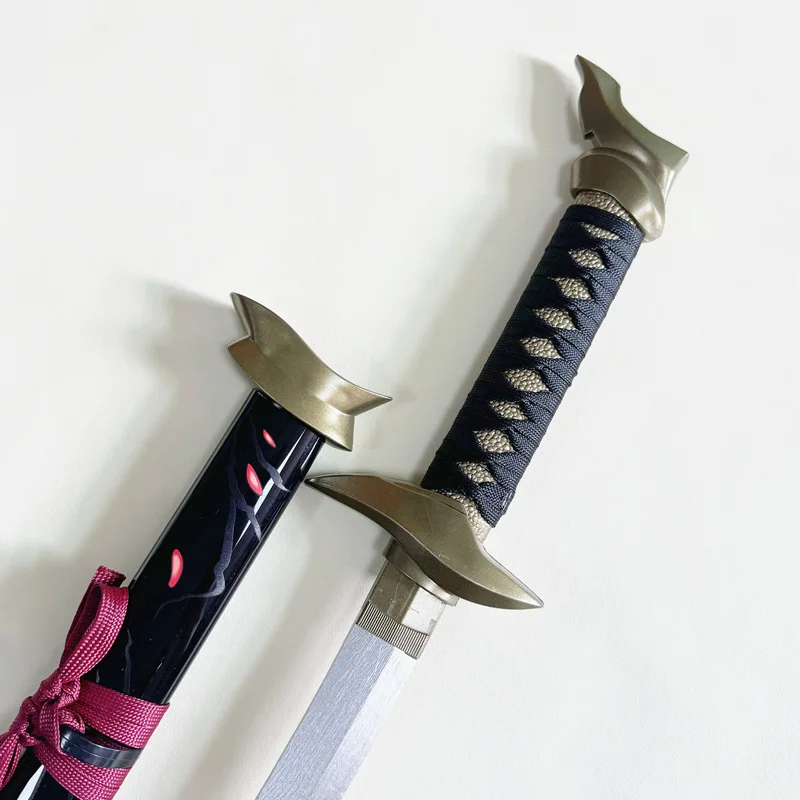 40inch Yasuo Katana Anime League of Legends Sword Cosplay Yone Wooden Ninja Knife Real Size Japanese Katana Samurai Sabre Gift view 5