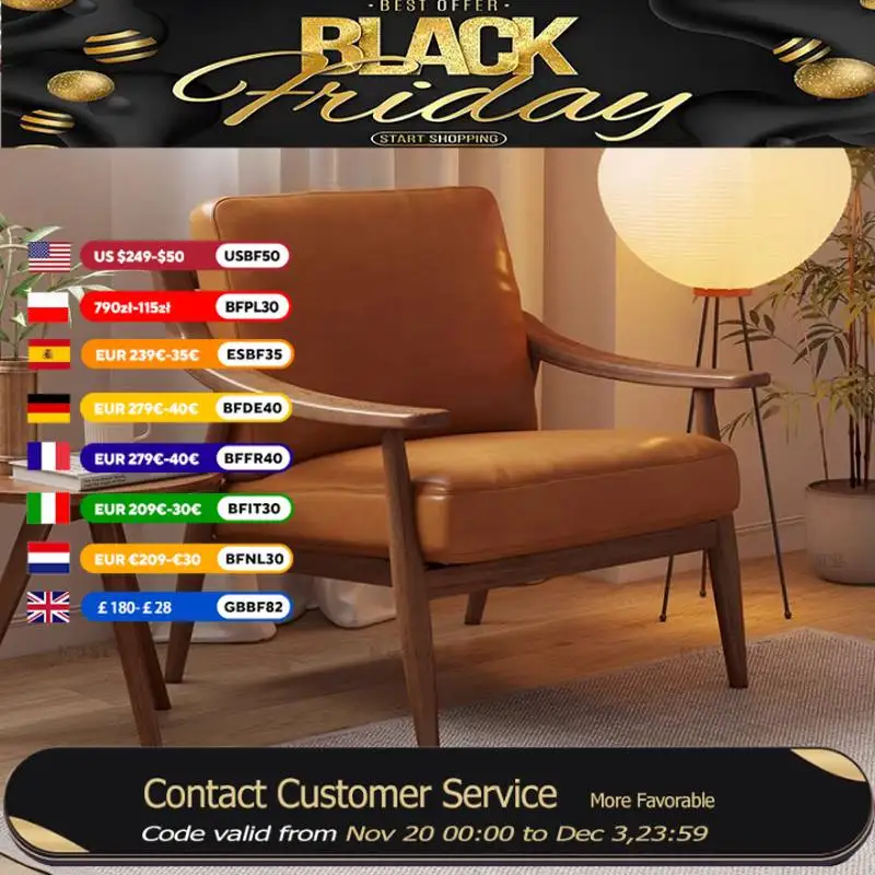 Waterproof Lazyboy Comfort Chair Large Lounge Luxury Reading Chair Bedroom Armchair Sturdy Fauteuil Salon Nordic Furniture