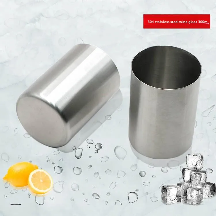 

Stainl Steel 304 Beer Cup Straight Body Single Layer Cusizable Logo 30400ml Unique aped Personalized Drinking Glass