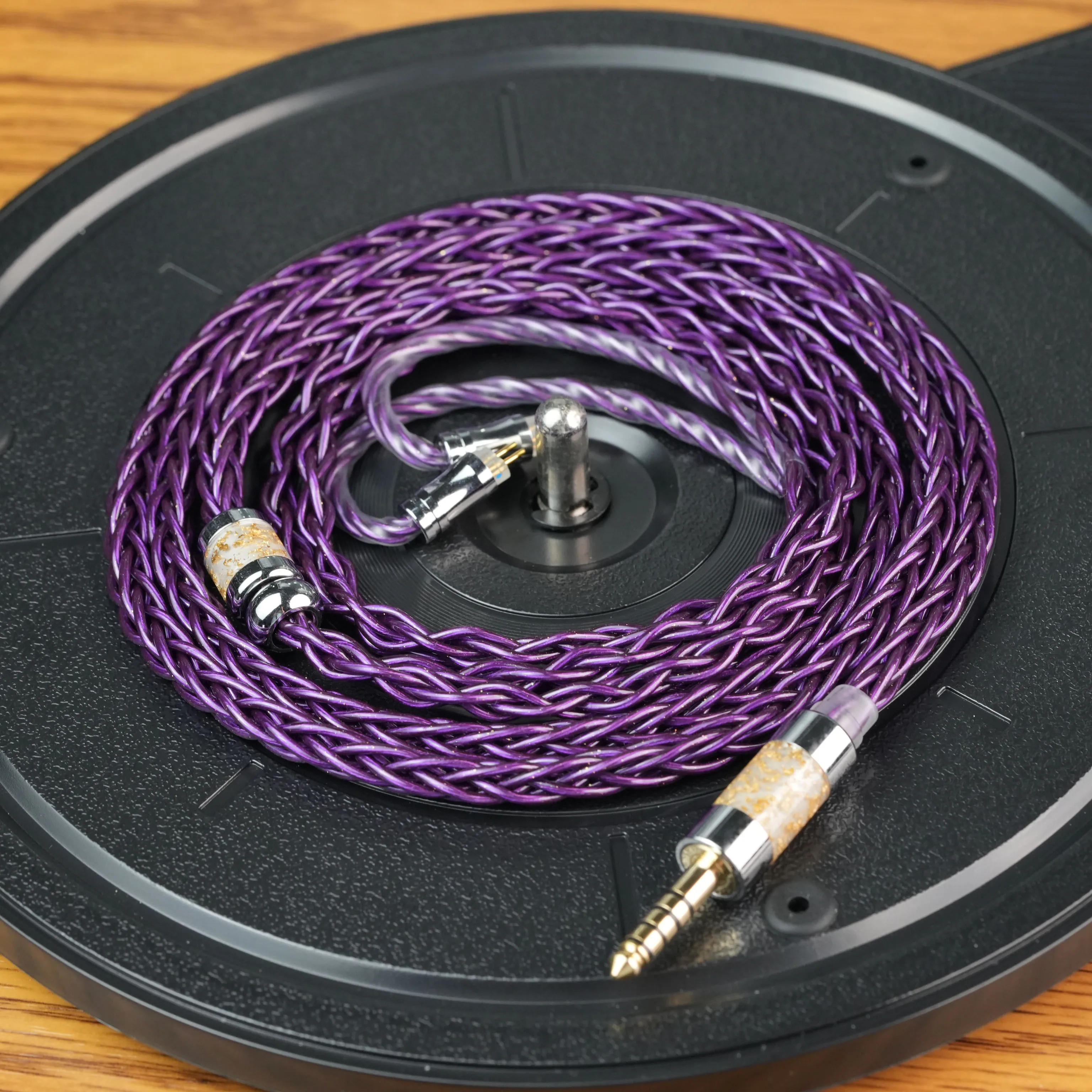 IvipQ-A19 Audiokabel-Upgrade-Kabel, Doppelnadel, integriertes MMCX, kompatibel mit IE900 QDC 2,5 mm, 3,5 mm, 4,4 mm Kopfhörerbuchse – Detail 14