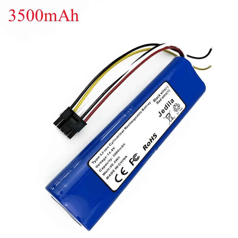 14.4V 3500mAh Battery Pack 100% New for For CECOTEC CONGA 3090 3091 3092 1690 1890 2090 2290 Robot Vacuum Cleaner Accessories