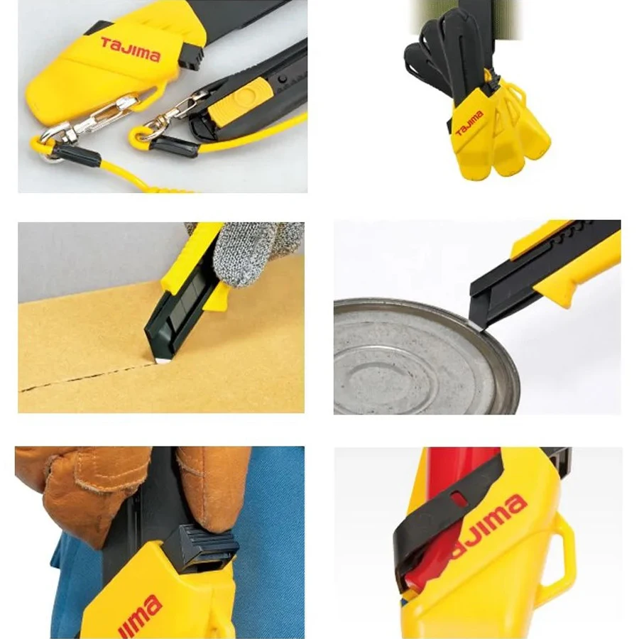 Imagem -06 - Tajima-drivers Utility Knife Faca Universal Japonesa com Lâminas Segmentadas Lâminas Intercambiáveis 11011704 18 mm