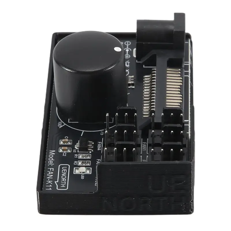 New--PWM Fan Speed Controller High Power Sata DC Power 4Pin Fan Governor NAS Server Fan Speed Control PWM Speed Regulation