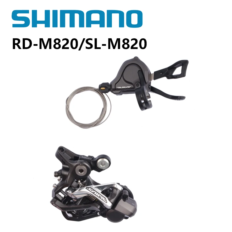 SHIMANO SAINT M820 SL-M820/RD-M820-SS RAPIDFIRE PLUS Shifter Lever Rear Derailleur SHADOW RD+ 10s For MTB Mountain Bike Original