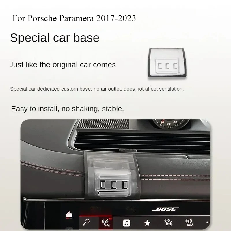 

2017-2023 для Porsche Paramera, держатель для телефона, беспроводное зарядное устройство, автомобильное крепление, навигационный кронштейн, поддержка GPS