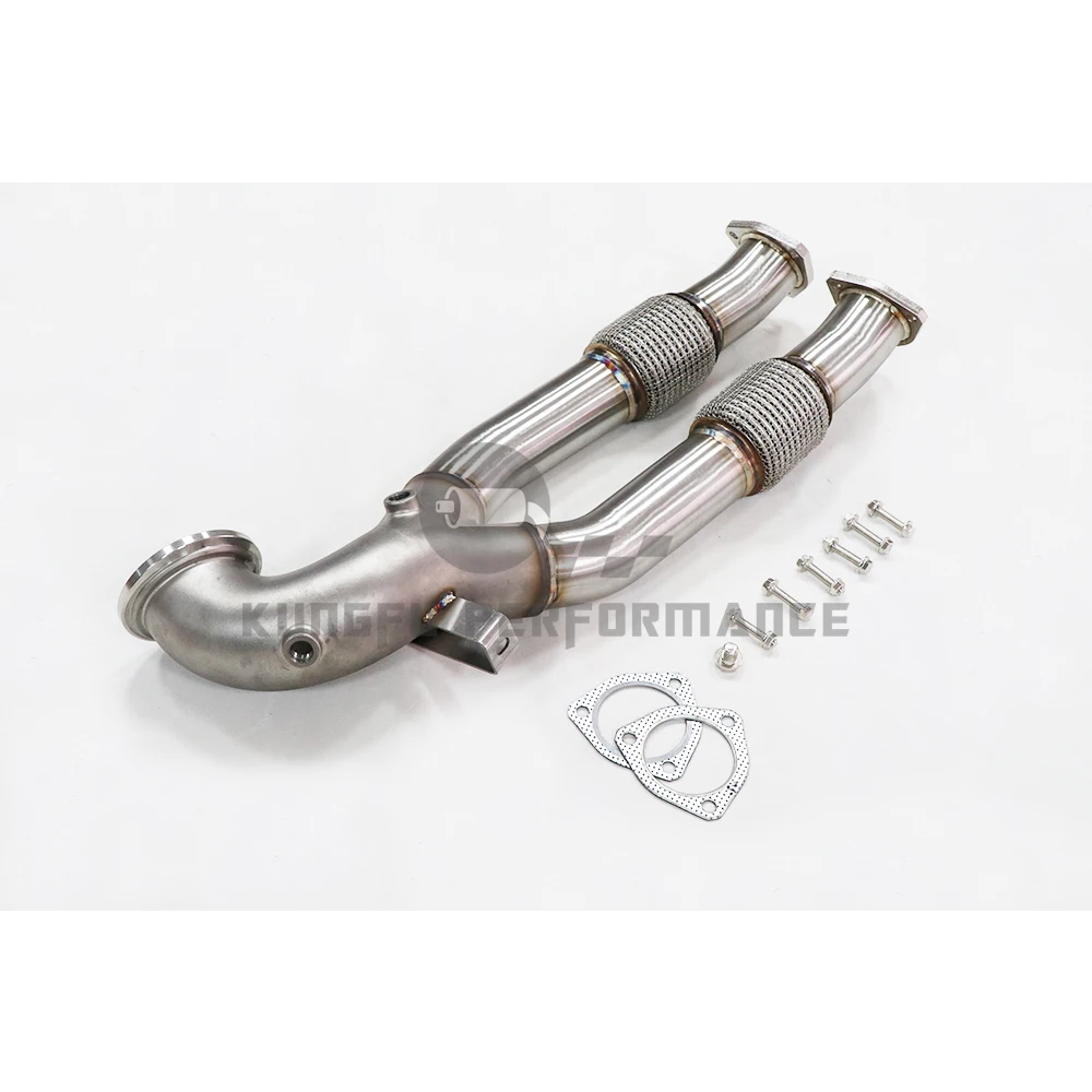 KUNGFU PERFORMANCE EVO2 3.5'' EA855 Cast Decat Downpipe For Au di RS3 8V 2.5 TFSI TTRS 8S 367PS QUA TTRO 2017+