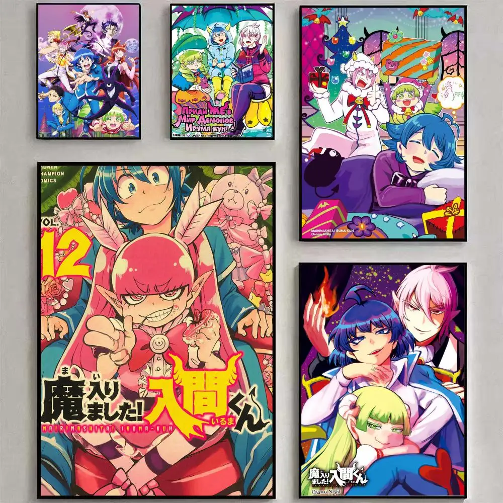 Welcome To Demon School Iruma-kun anime Interior Design Accessories Hobby Room Setup Aesthetic Wall Decals Poster