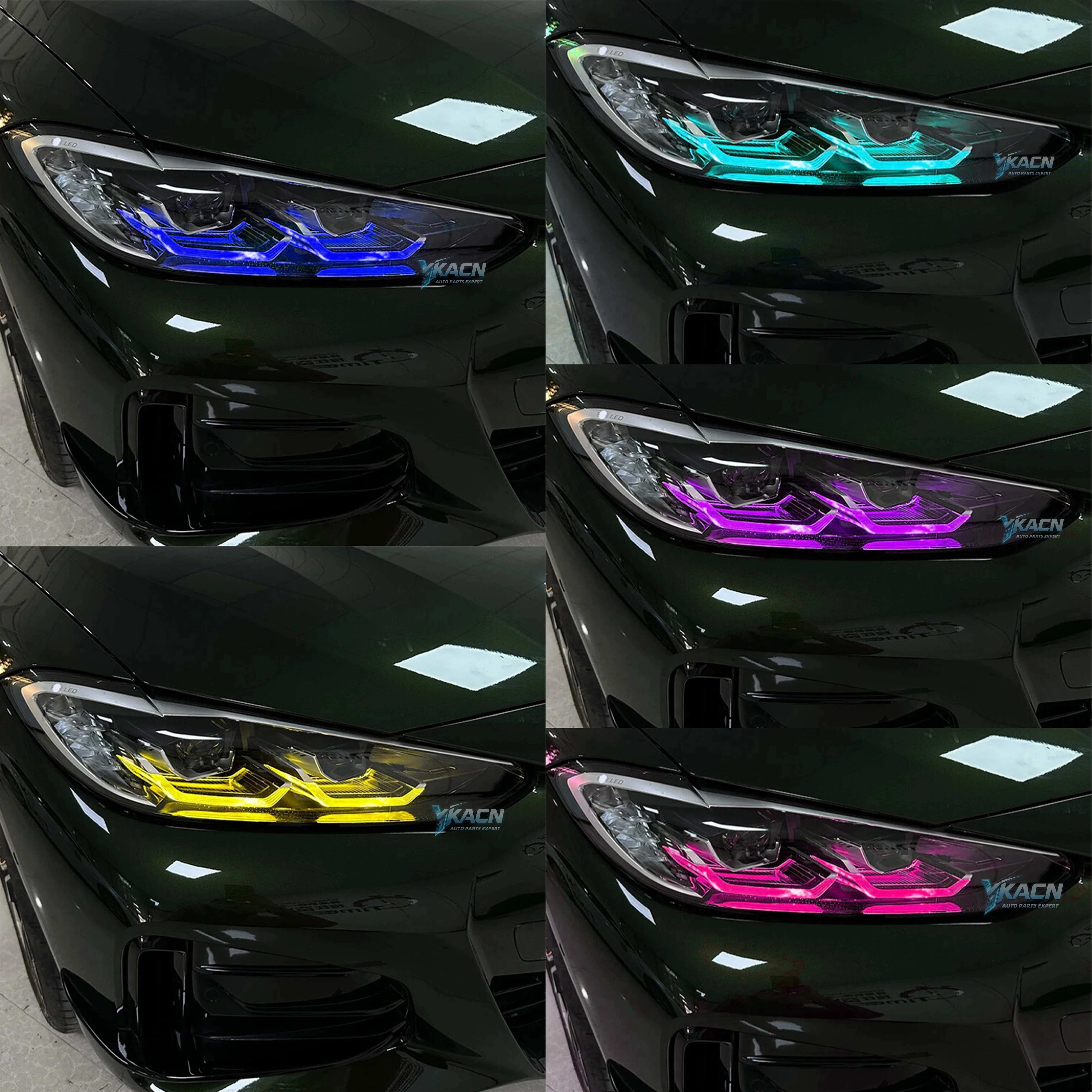 أصفر أحمر عيون الملاك DRL LED وحدة المجلس ل 21- 23 BMW M3 G80 G81 M4 G82 G83 4 سلسلة G22 G23 G26 النهار تشغيل رقاقة خفيفة