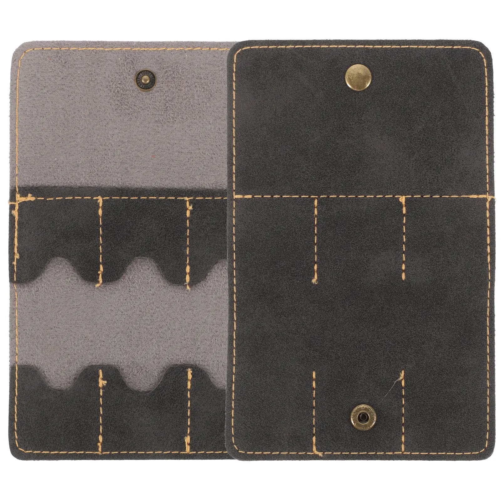 2Pcs PU Guitar Pick Holder Bag Compact Guitar Picks Storage Case Portable Plectrum Wallet for Acoustic Electric Bass