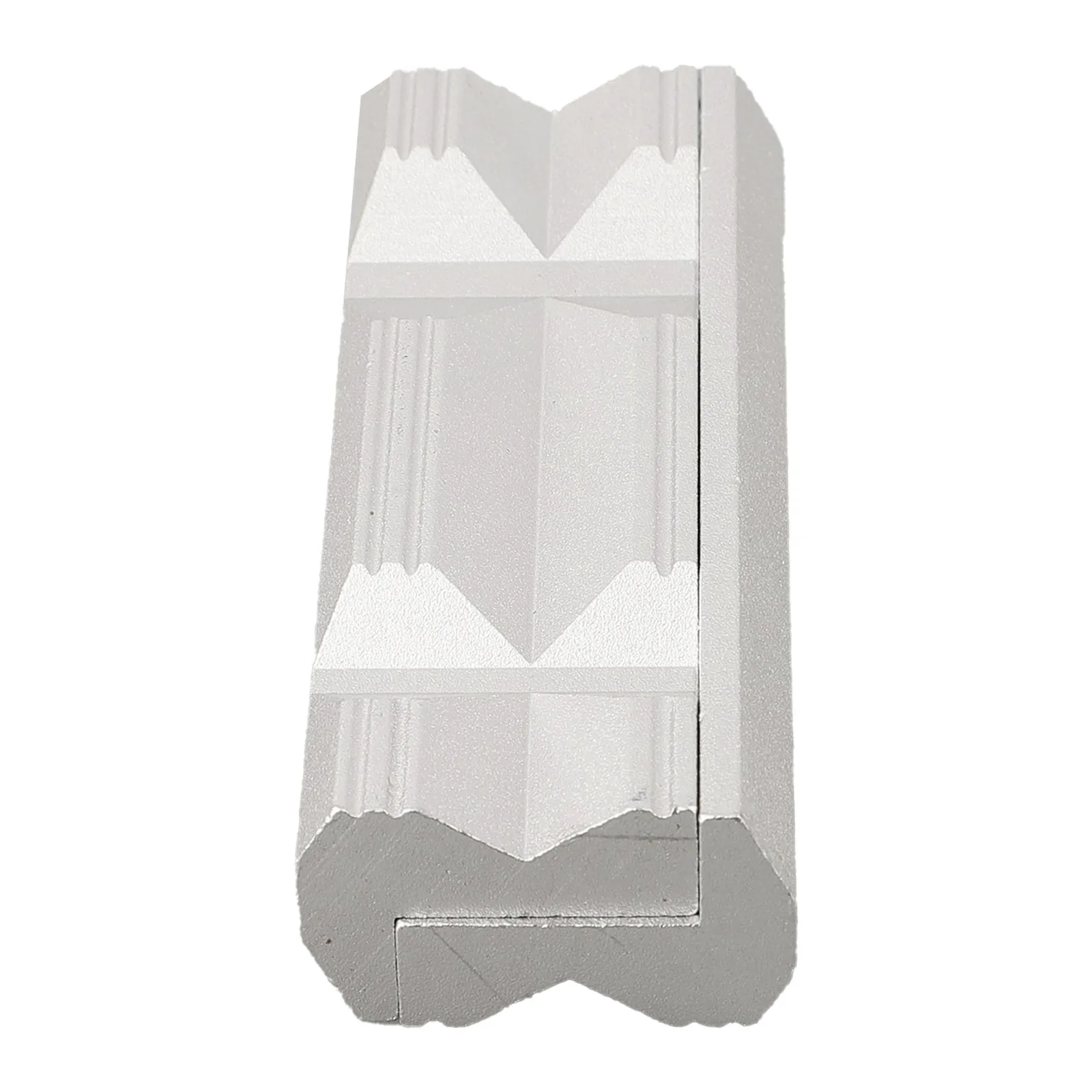 High Strength CNC Milling Vise Fixture 1 Pair Aluminum Alloy V Type Jaws with Magnetic Clamping for Improved Stability
