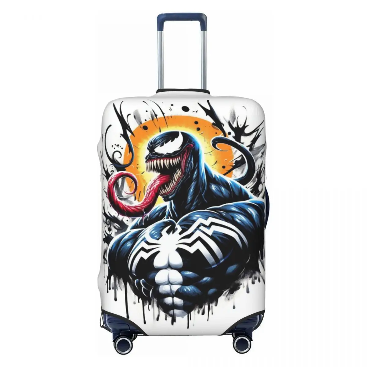 

Custom Venom Movie Travel Luggage Cover Elastic Suitcase Cover Protector Fit 18-32 Inch