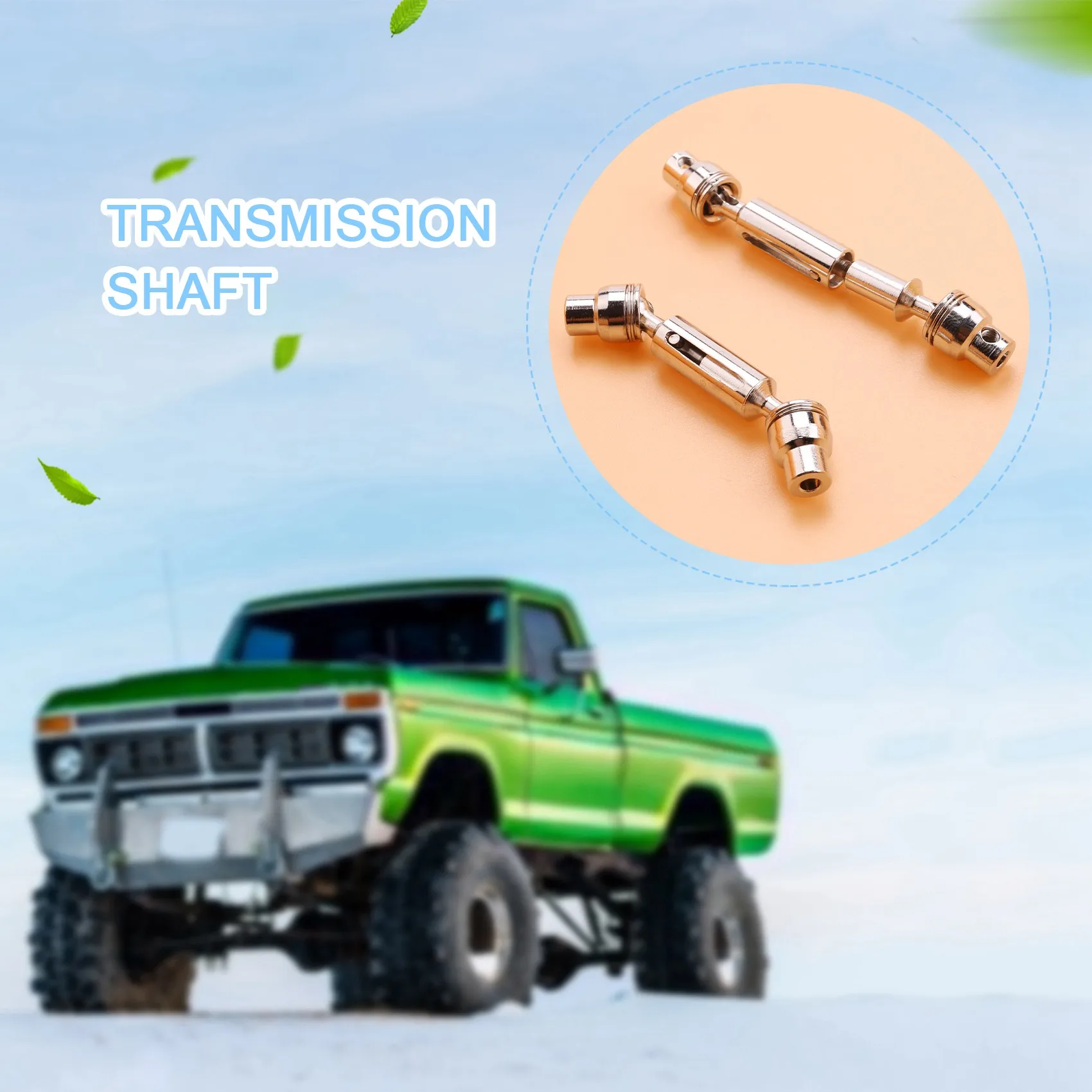 Ural Truck RC Car Spare Parts Metal Front Rear Drive Shaft for Henglong WPL Ural B36 B16 C14 C24 B24