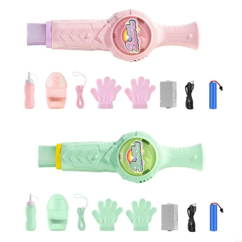 97BE Elastic Bubble Machine Toy 15cm Bubble Safe Grip Handle for Children Outdoor