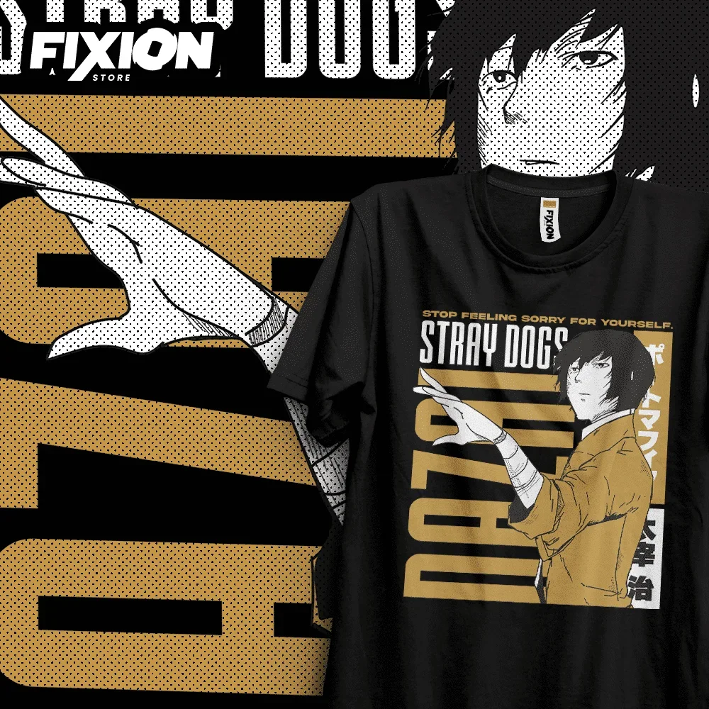 Manga T-shirt Bungo Stray Dogs [N] L#01 Anime Tee