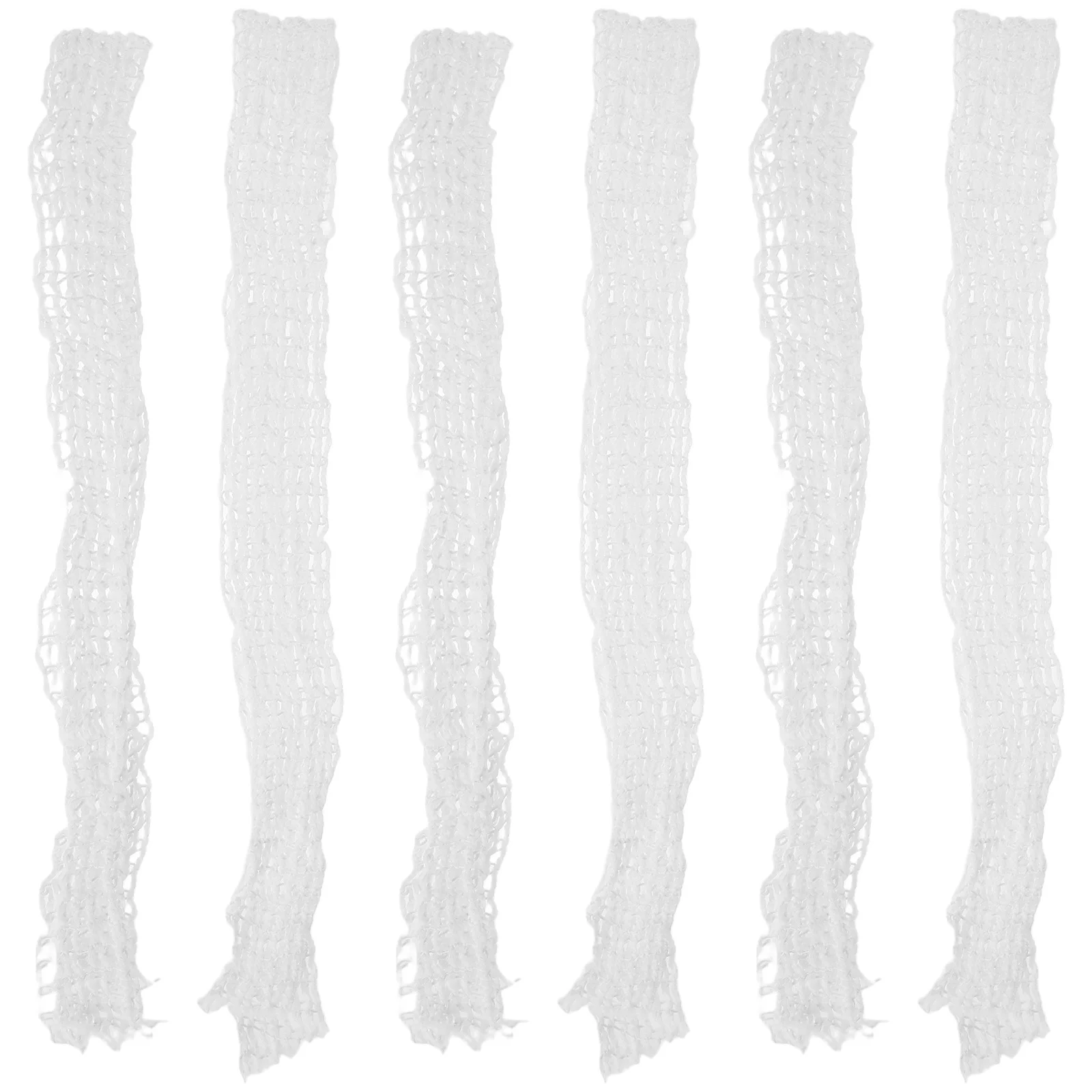 

6 Rolls Cotton Meat Netting For Ham Sausage Pork Beef Poultry Kitchen Twine Butcher Wrapping Tying Tool Roast Smoking Grilling