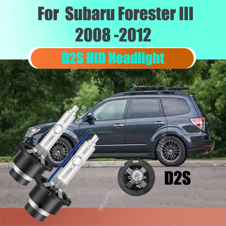 

Ксеноновые лампы D2S HID 6000K ярко-белого цвета — стандартная мощность 35 Вт — прямой Plug & Play для Subaru Forester III 2008 2009 2010 2011 2012