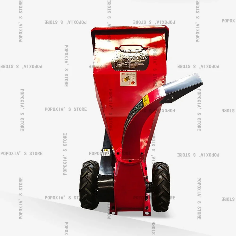 Hand Push Garden Branch Weed Crusher Gasoline Crawler Shredders Orchard Pruning Feed Crushing Machine Start