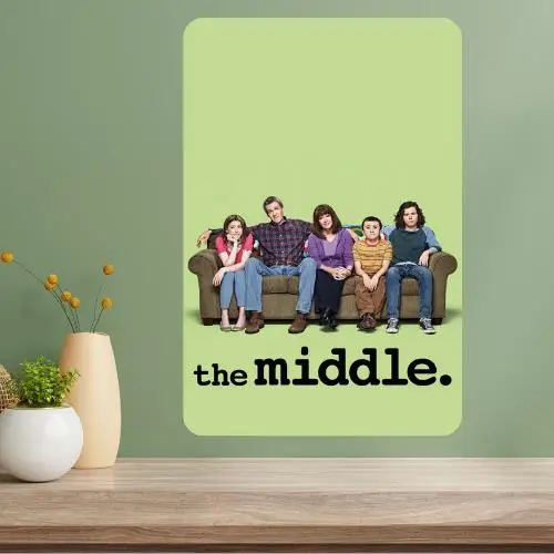 Affiche métallique de la série télévisée The Middle