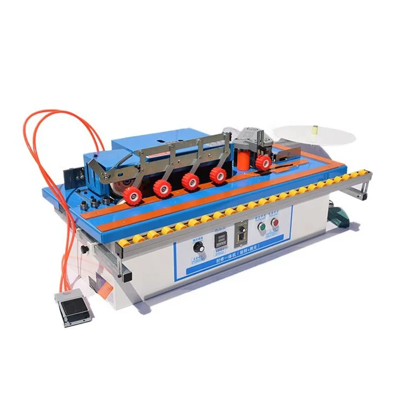 Small and Multifunctional Version Woodworking High-speed Edge Banding Machine VC Edge Bander Double Side Gluing 110V/220V