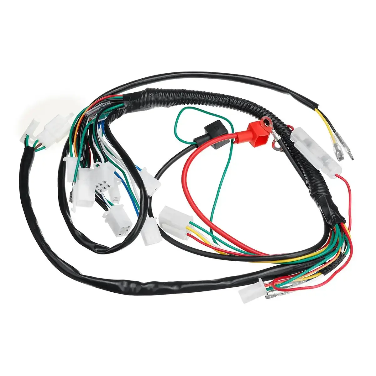 Dirt Pit Bike Scooter ATV Quad CDI Wire Harness Kit For 50cc 70cc 90cc 110cc 125cc Start Electric Assembly Wiring