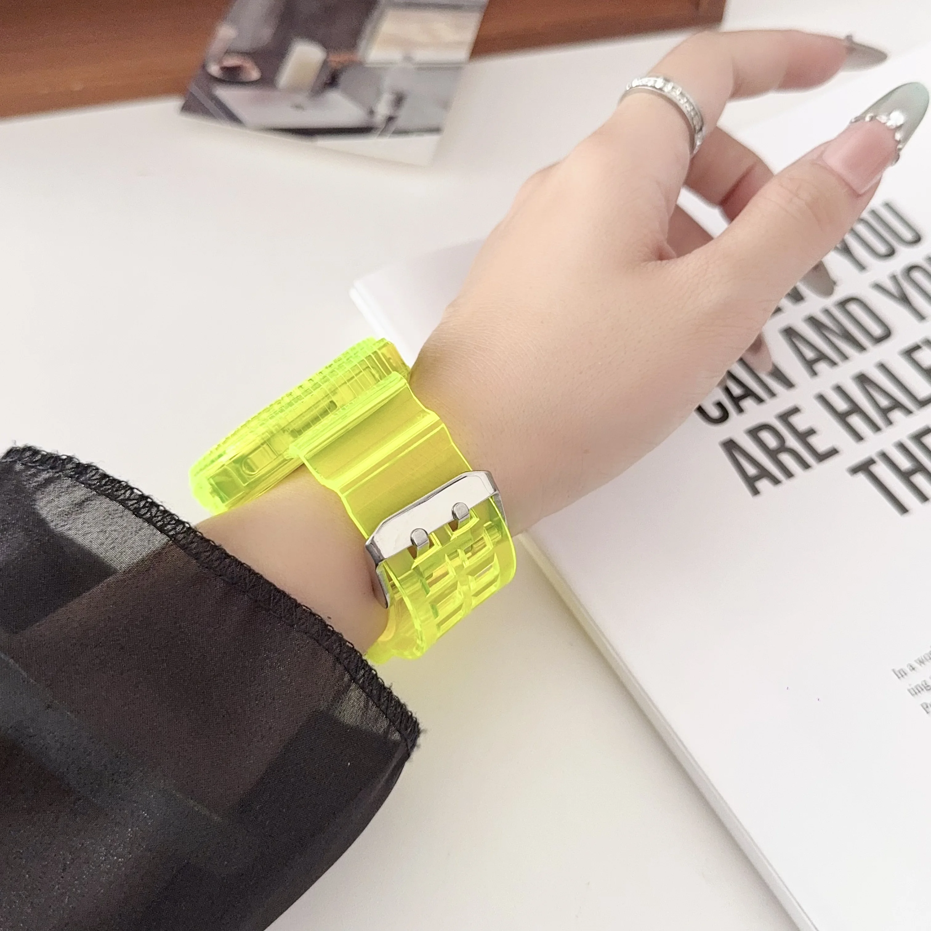 Прозрачный ремешок для часов Samsung Galaxy 8, 44 мм, 40 мм, 8 классических аксессуаров, 46 мм, чехол + браслет correa Galaxy watch8, ремешок