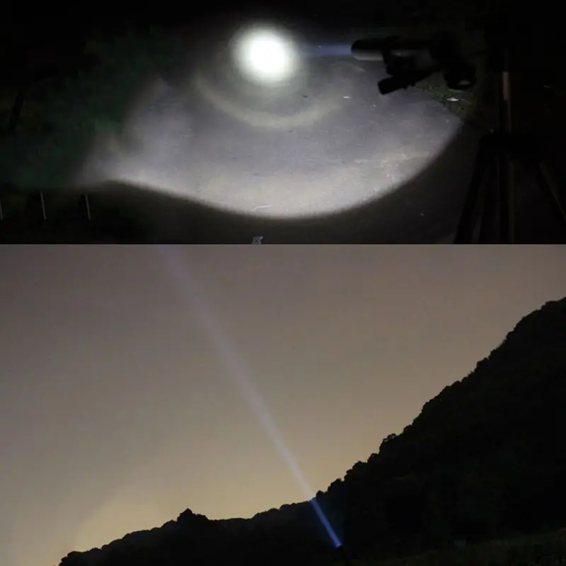 Q5 LED Lanterna Super Brilhante, Outdoor Auto-Defesa Security Guard Stick, 3W, 250 Lumen, impermeável, lâmpada de carregamento, 18650, AAA