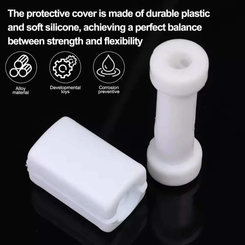 6pcs Data Cable Protectors, Charger Safety Clips, Anti-Bend And Bite-Resistant Charging Cable Covers image 6