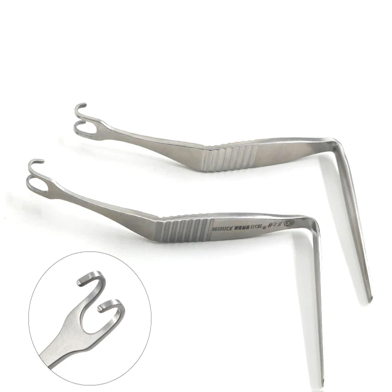 

Tiangong Juncheng Nose Cosmetic Plastic Nose Double Use Retractor Nose Eyelid Double Claw Deep Retractor Jaw Right Angle