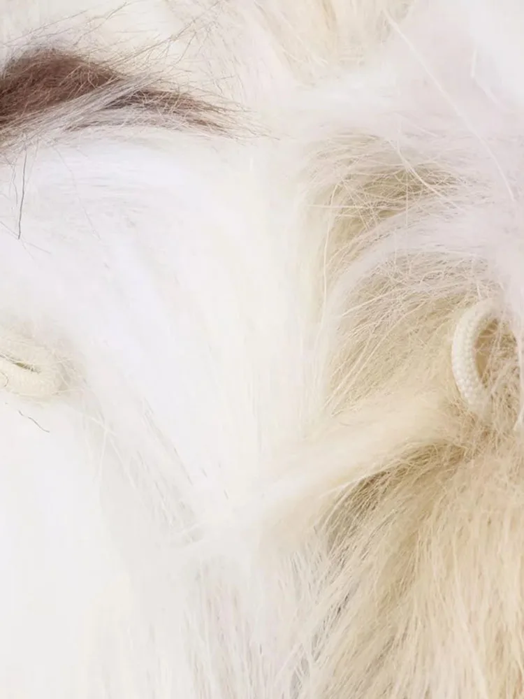 2025 outono inverno chique casaco de pele artificial feminino gola solta contraste jaqueta feminina senhora jaquetas quentes novo