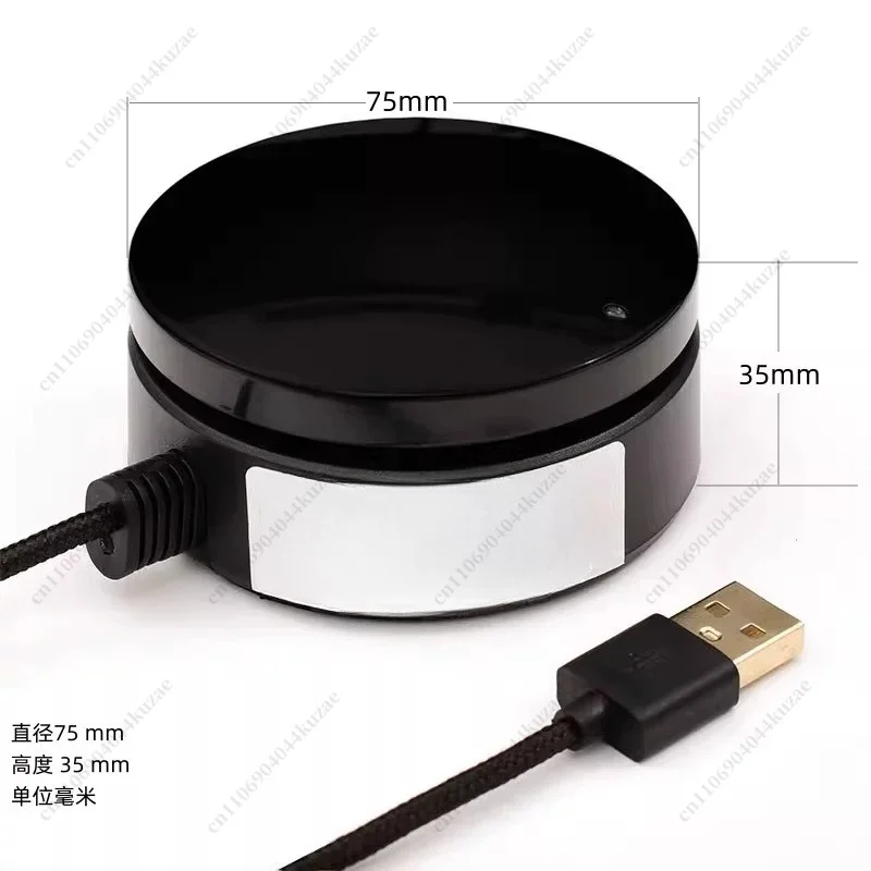 Mouse Wheel Used As Knob & Switch, Supports Fast Continuous Rotation, Practical Desktop Accessory