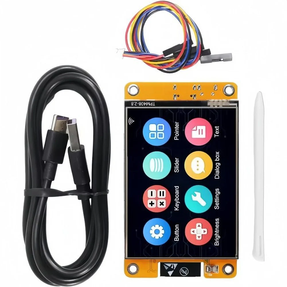 

Для проектов IoT: 240 МГц, двухъядерный, сенсорный смарт-дисплей для разработки IoT, рабочее напряжение 5В, 2,8-дюймовый TFT-модуль дисплея