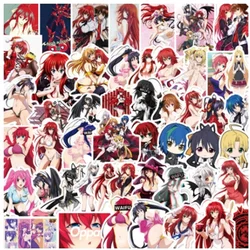 10/50PCS  High School DXD Anime Stickers Graffiti For Laptop Luggage Phone Skateboard Cup Hentai Sexy Girl Sticker Waifu Decal