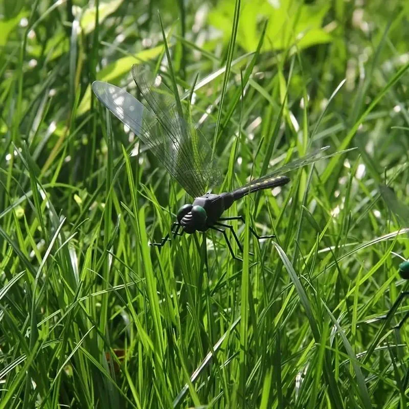 4 Outdoor Mückenschutz Simulation Libelle Stick Libelle Repellent Artefakt Aullentador de palomas Espanta palomas