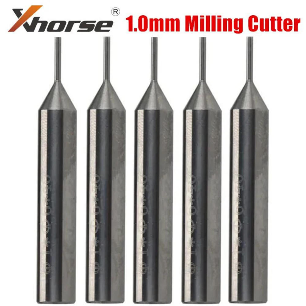 5PCS 1.0mm 1.5mm 2.0mm 2.5mm1.5/2.5mm Milling Cutter for Xhorse CONDOR XC-MINI,Dolphin XP005 XP007 Key Cutting Machine