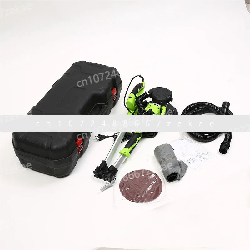 

Складная самовсасывающая шлифовальная машина для стен с длинным полюсом, машина для полировки наждачной бумаги, беспыльная шпаклевочная машина с двойной световой полосой