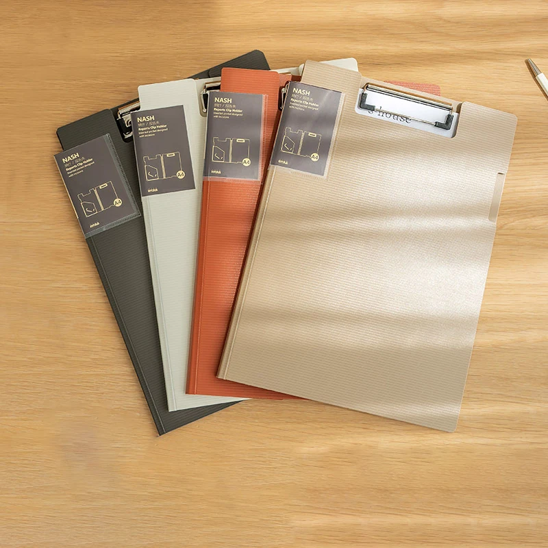 

A4 Transparent Folder With Single Strong Clip Large Capacity For Storing Documents Contracts And Office Supplies