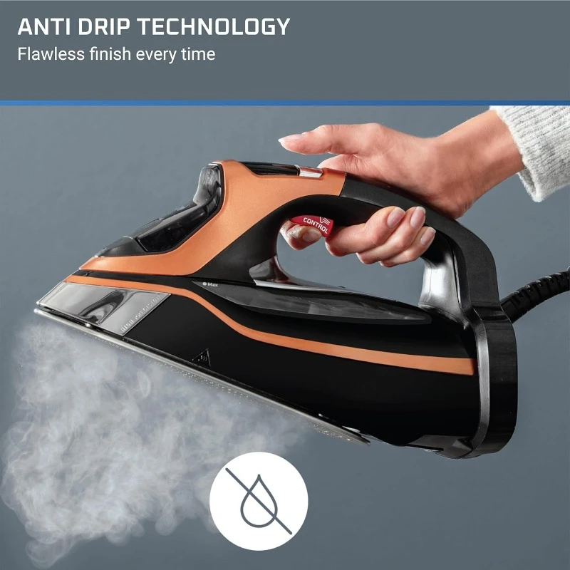 Iron, Steam Force Pro Stainless  , Professional Results, 1850 Watts, Auto-off, Ironing, Copper Clothes Iron DW9540