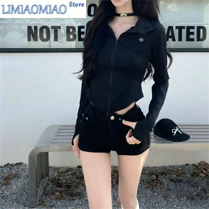 Women's Thin Black A-line Ultra Short Hot Pants Summer Cool Girl Skinny Briefs Fashion Casual Female Sexy Slim Fit Shorts