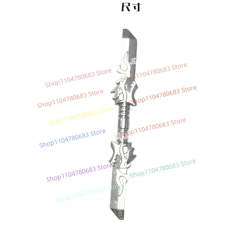 Bausteine Galvani Zweischneidiges Langes Schwert Zubehör Mini Figur Montage Anime Cartoon Charakter Ausrüstung Spielzeug Geschenk