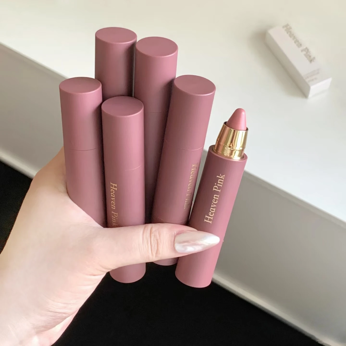 

Многоцелевой карандаш Heavenpink Essence, водная помада, румяна, хайлайтер, натуральный, стойкий, увлажняющий, корейский макияж