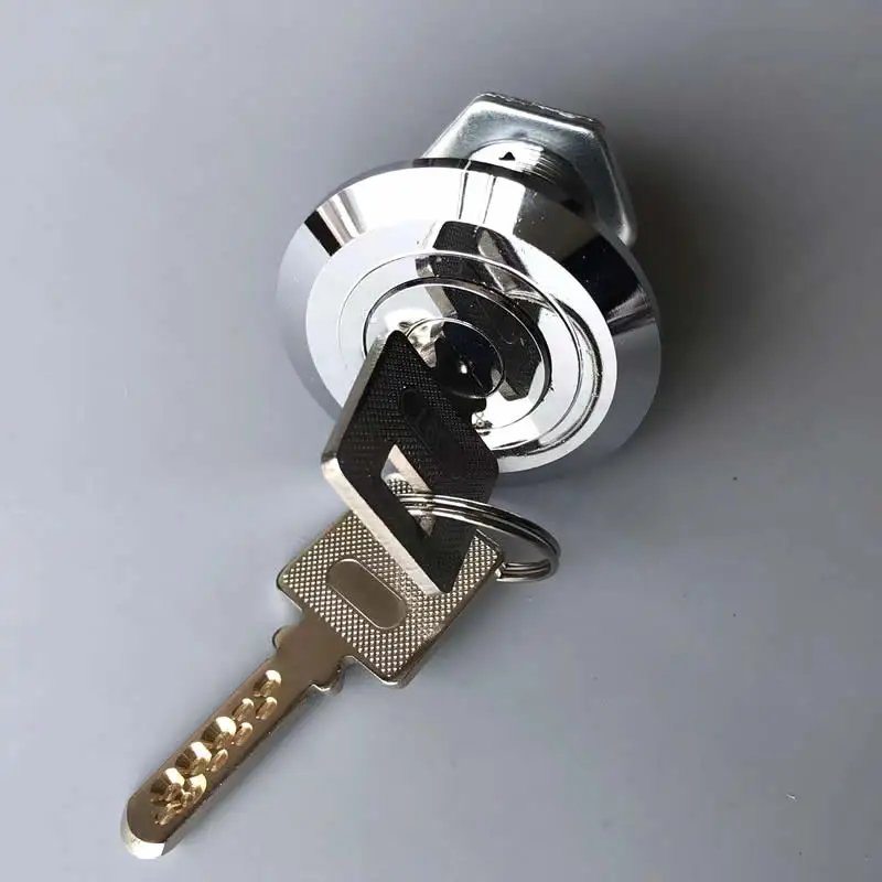 Extended type Safe deposit box Anti - theft cam lock cylinder 80mm 90mm Super encryption key very safe Class C anti-theft