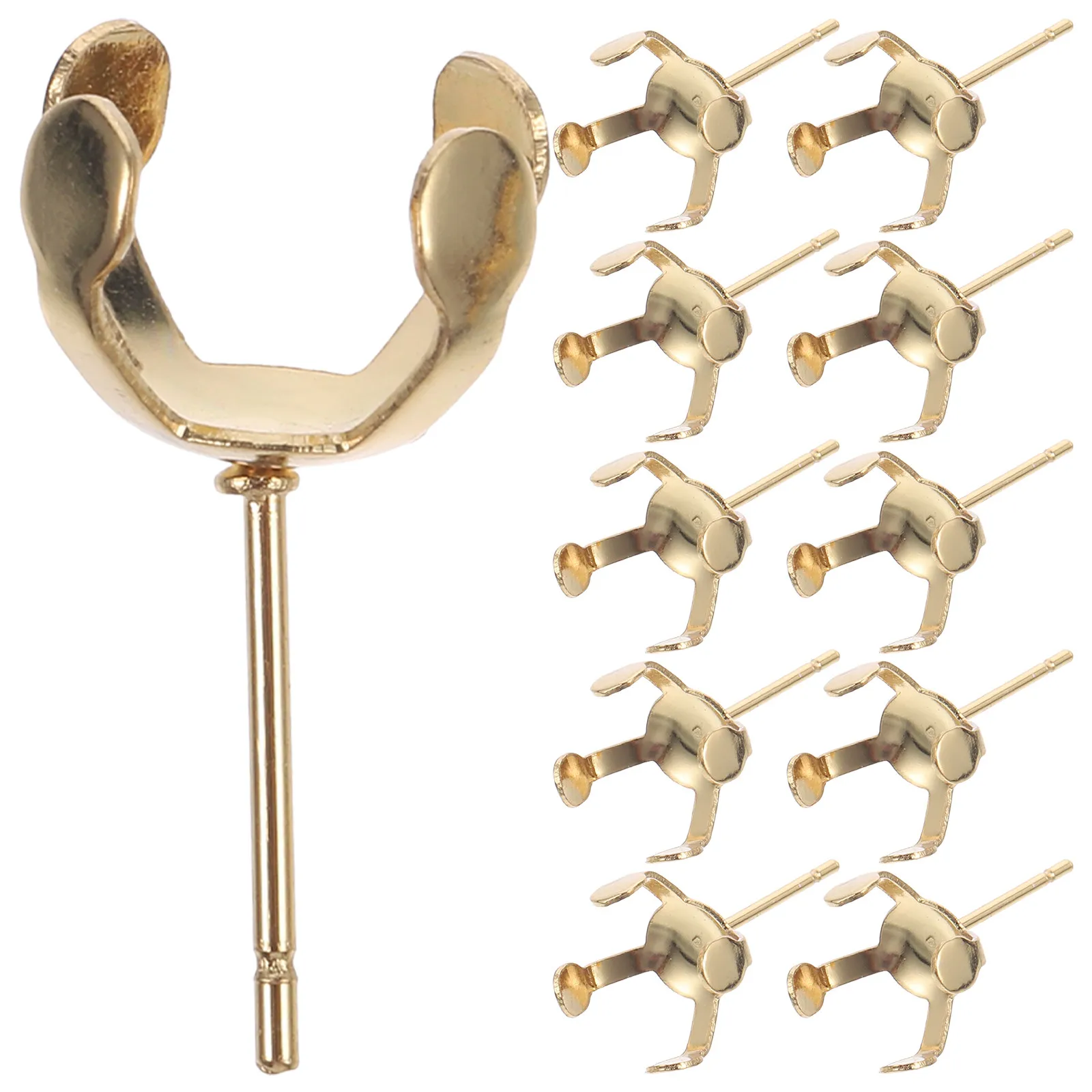 

20 шт. жемчужных сережек-гвоздиков из нержавеющей стали, фурнитура для изготовления украшений своими руками, гипоаллергенные ювелирные принадлежности для женщин